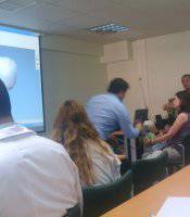 Un momento en la sesi�n cl�nica Hospital Faro