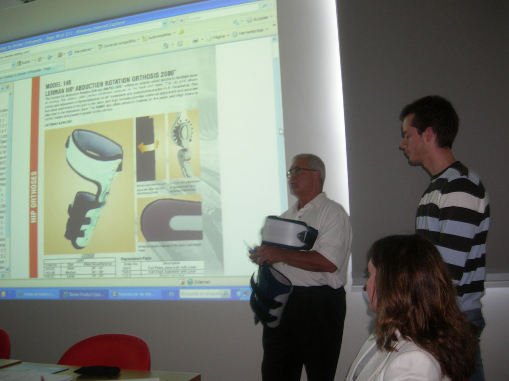 Douglas Turner en el training de Ortoib�rica
