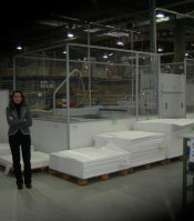 Yolanda Fernandez en las instalaciones de Schein