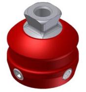 Adaptador de aluminio macho-hembra