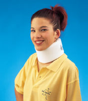 paciente con collar blando