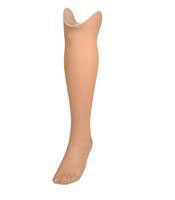 muestra de una protesis tibial con dreamskin