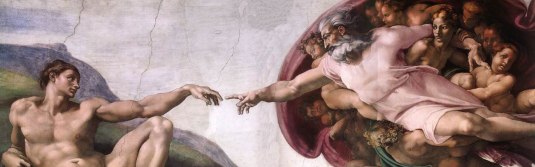 pintura de Miguel Angel de la Capilla Sixtina
