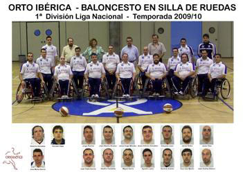 Equipo baloncesto Ortoiberica temporada 2009/2010