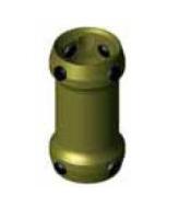 adaptador doble de setenta y cinco mm en titanio