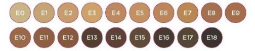 tonos de colores Skinergy