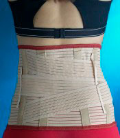 Patient avec une ceinture Dorsatex 25