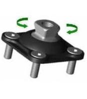 Adaptador de rotacin P-0033 en acero