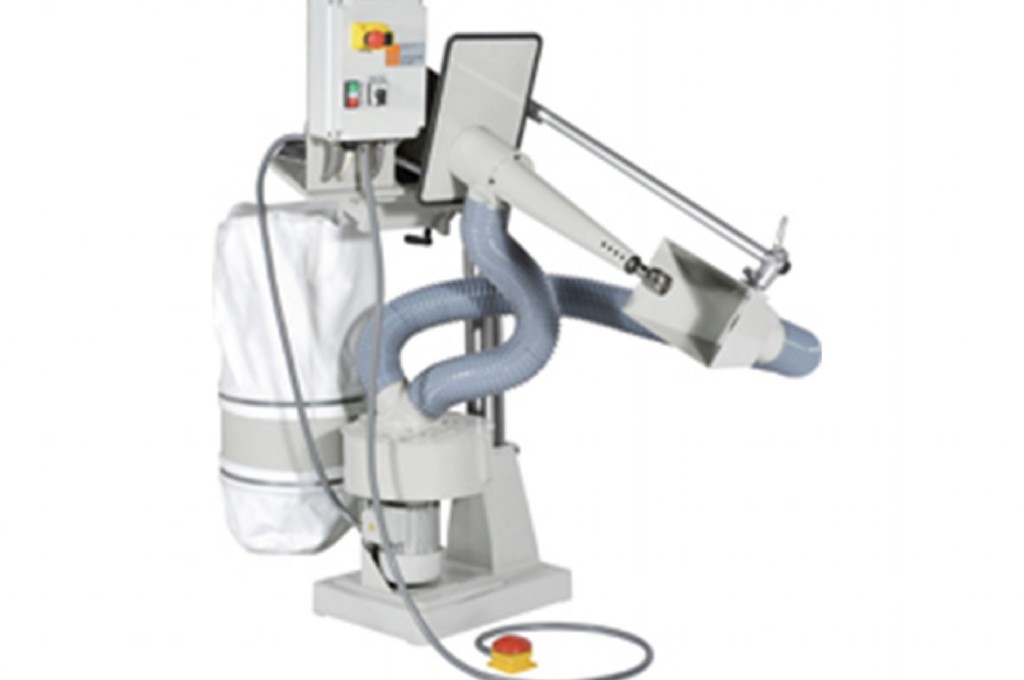 Fresadora de dos velocidades con aspiración incorporada