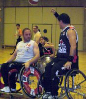 Imagen del partido contra el Hospitalet